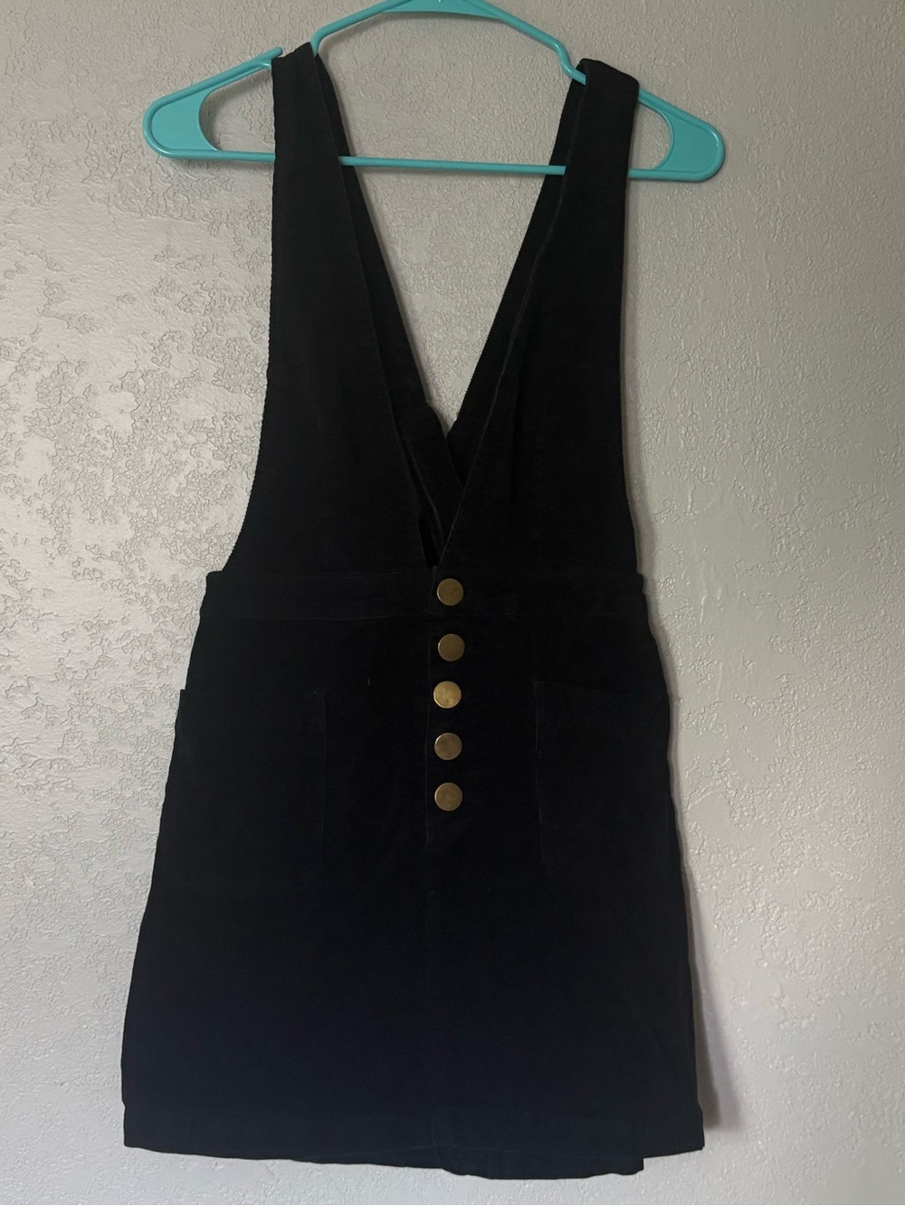 The impeccable pig black overall dress, cross cross straps